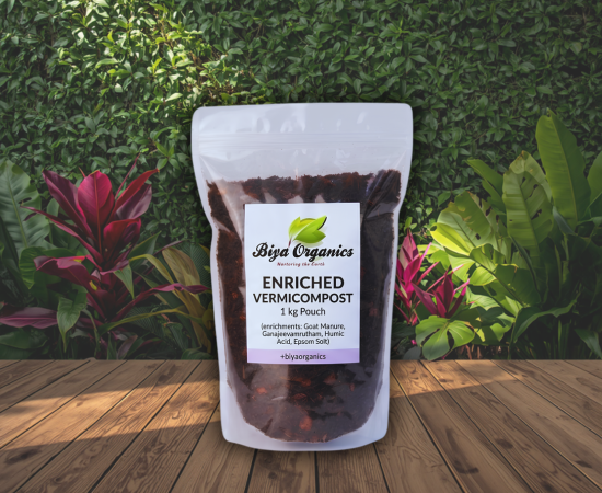 Enriched Vermicompost - 1 kg Pouch
