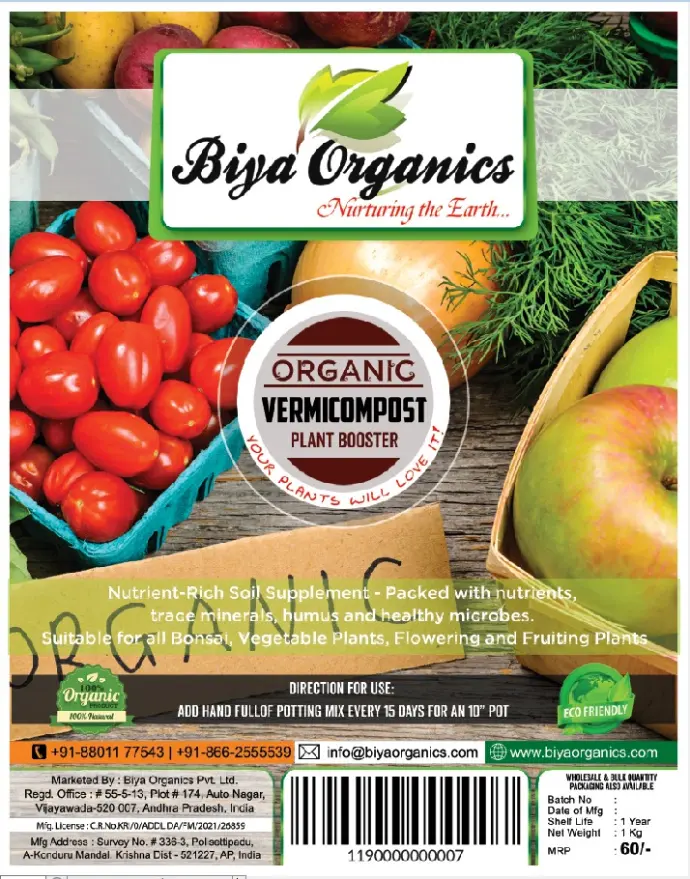 Vermicompost - 1 kg Pouch